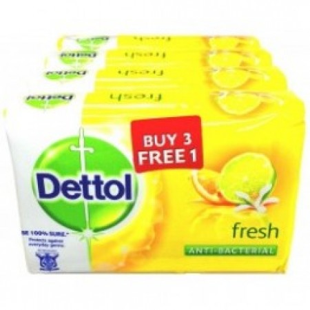 DETTOL FRESH SOAP BUY3 GET1